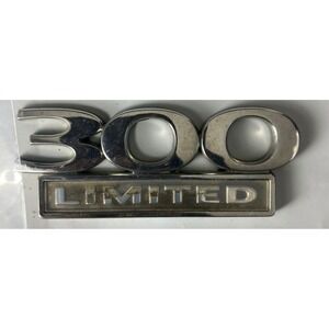 Mercedes Benz 300 Limited Chrome Rear Trunk Emblem Badge